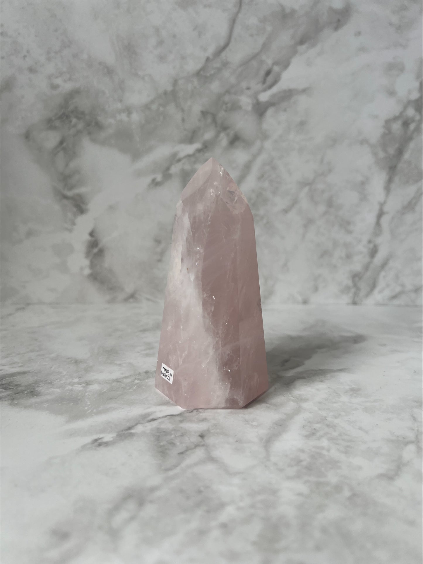 Brazilian Rose Quartz Towers