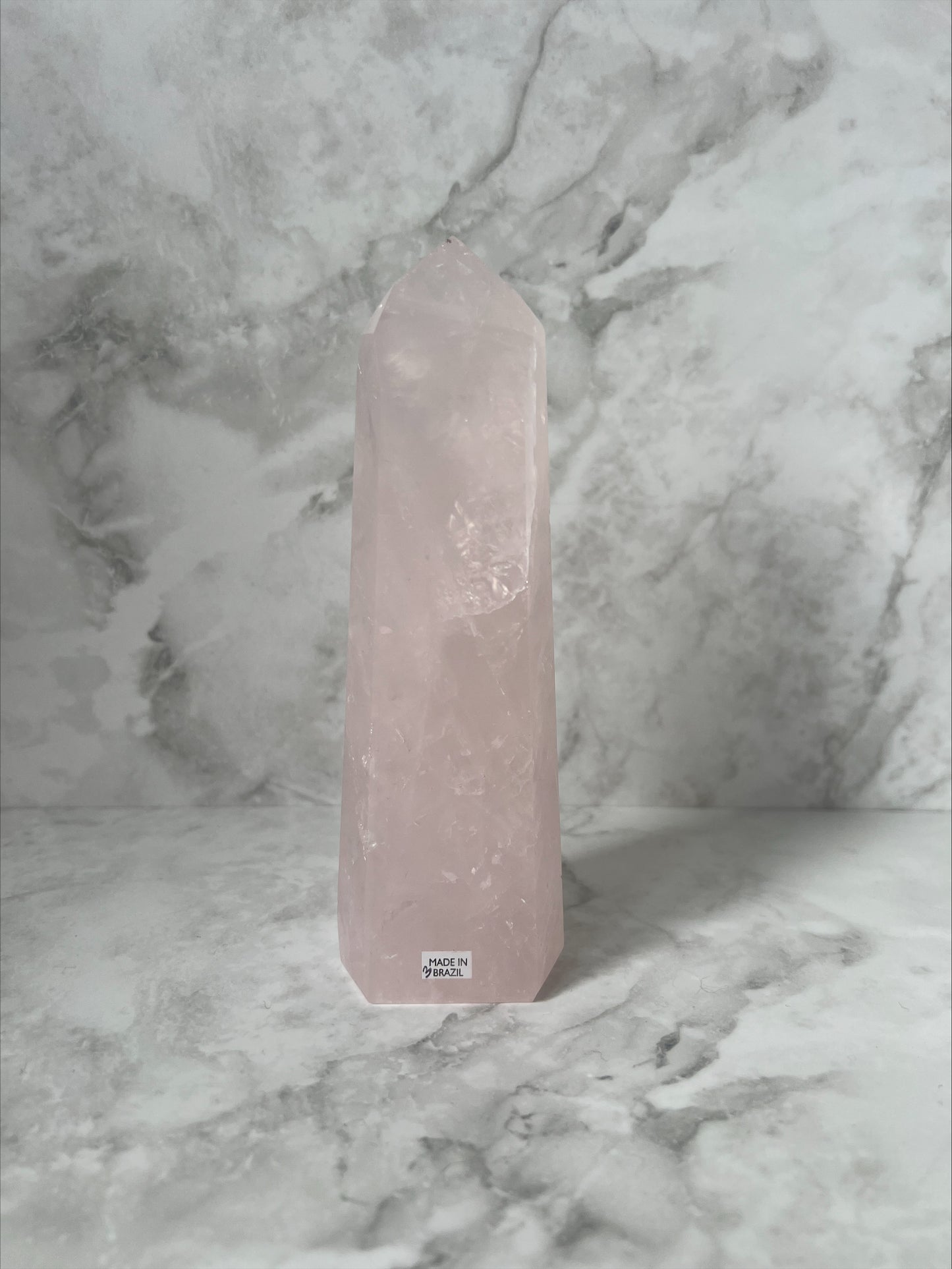 Brazilian Rose Quartz Towers