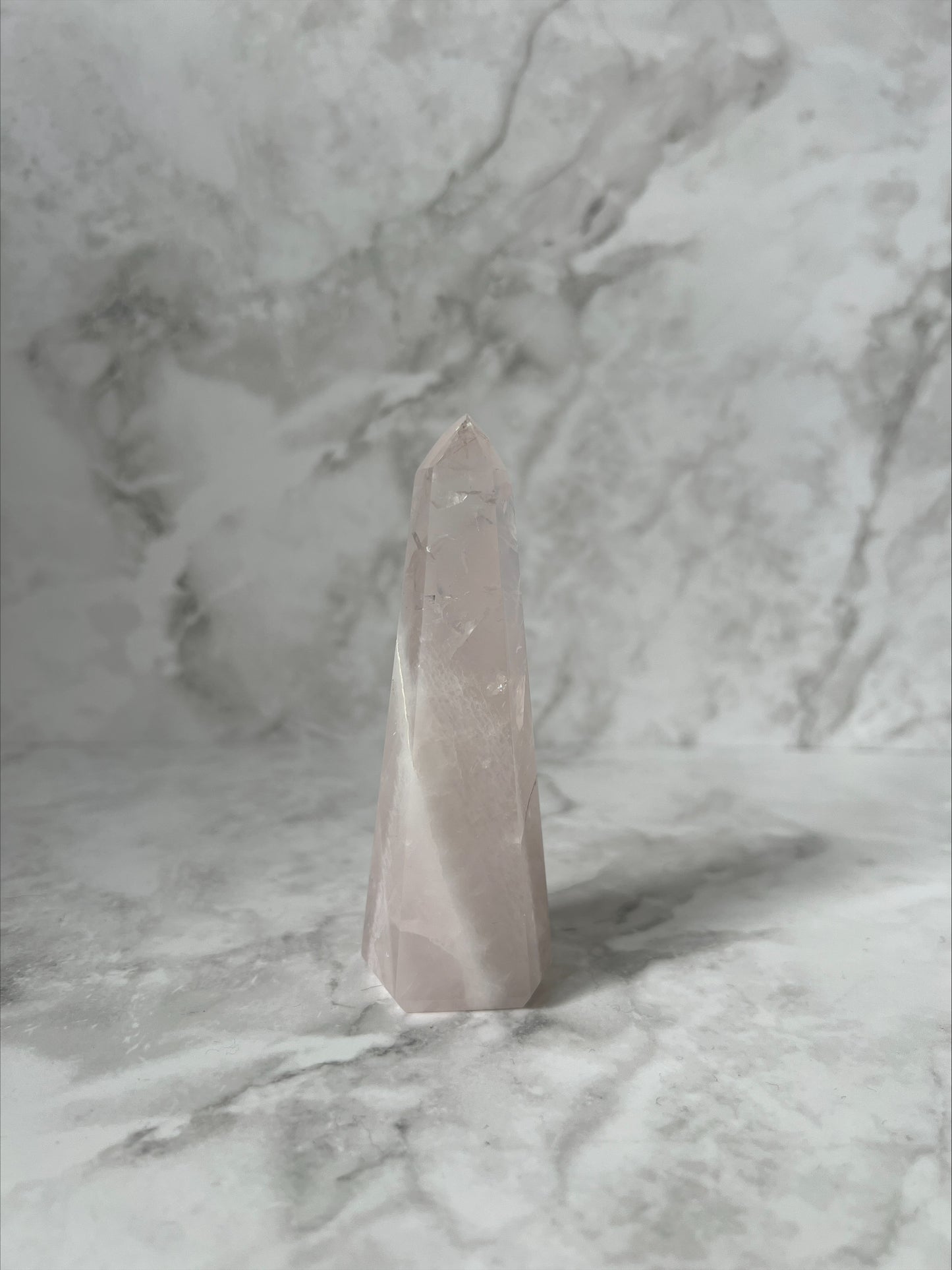 Brazilian Rose Quartz Towers