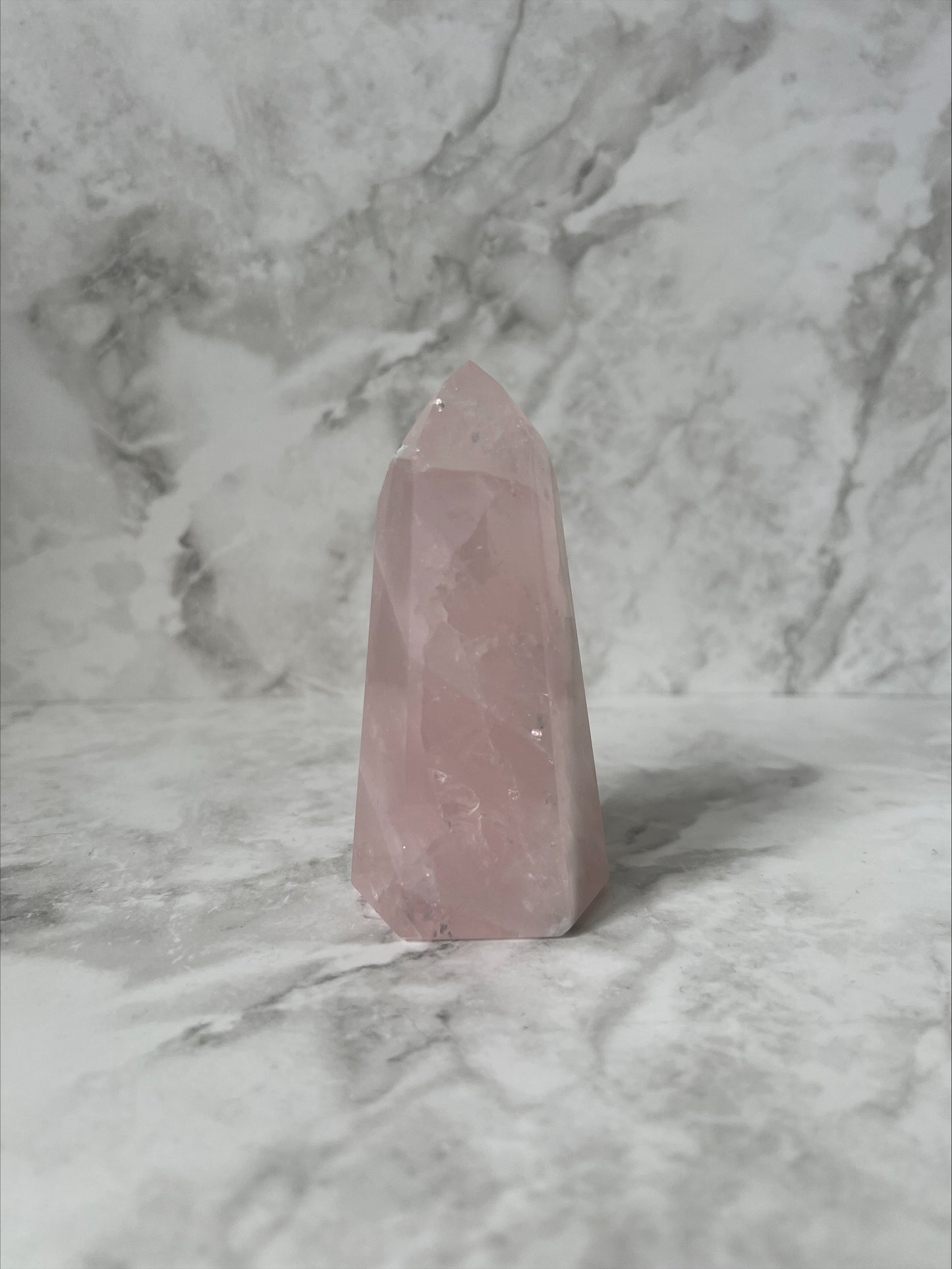Brazilian Rose Quartz Towers