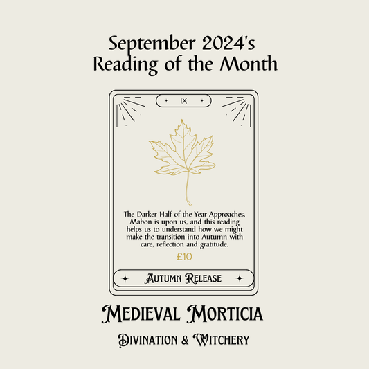 September 2024's Tarot Reading of the Month