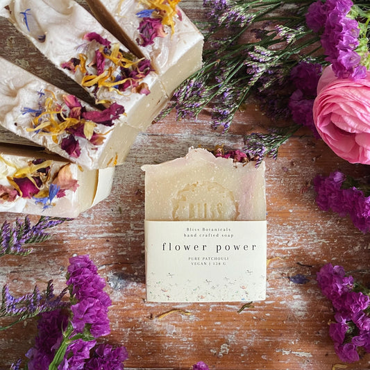 Flower Power Handmade Soap - Bliss Botanicals