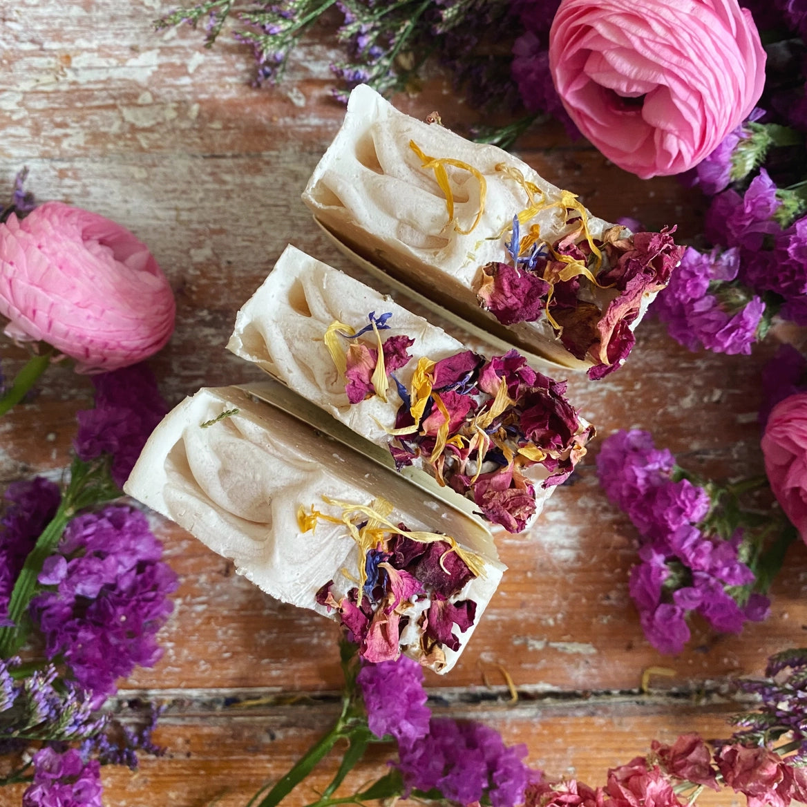 Flower Power Handmade Soap - Bliss Botanicals