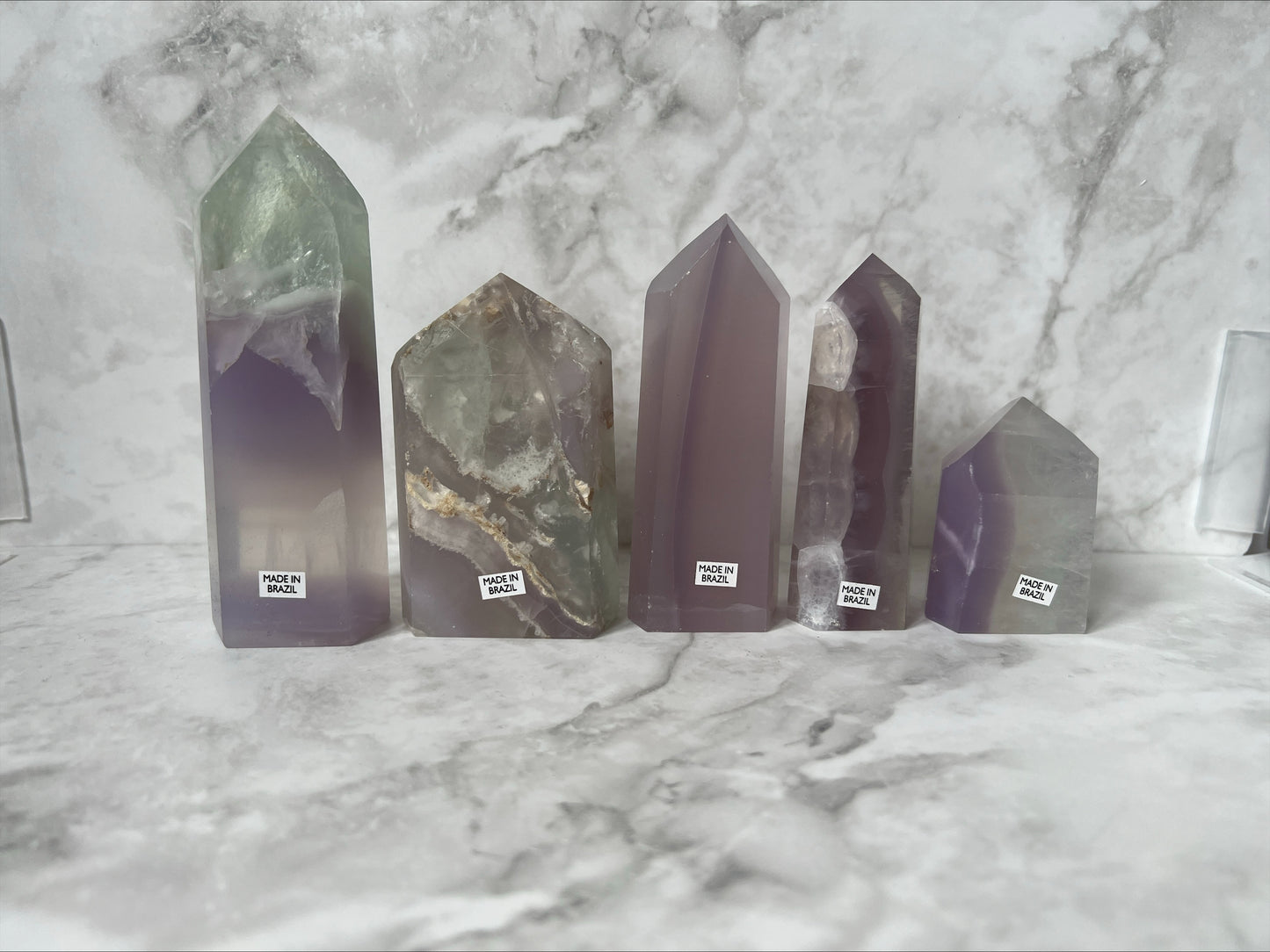 Brazilian Lavender Fluorite Towers