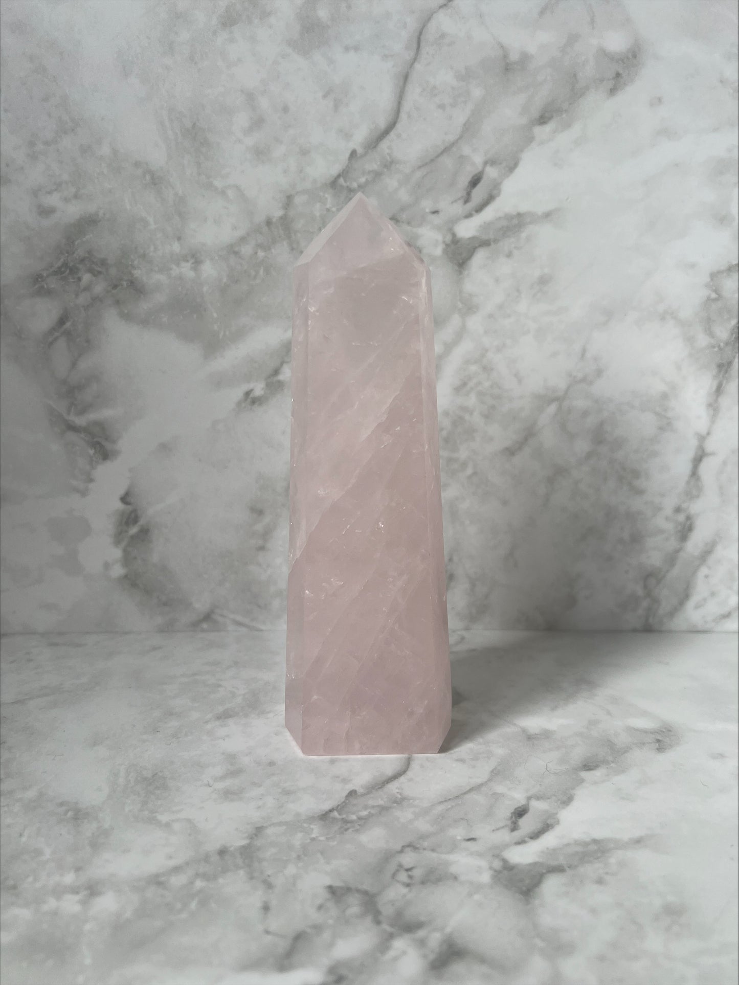 Brazilian Rose Quartz Towers