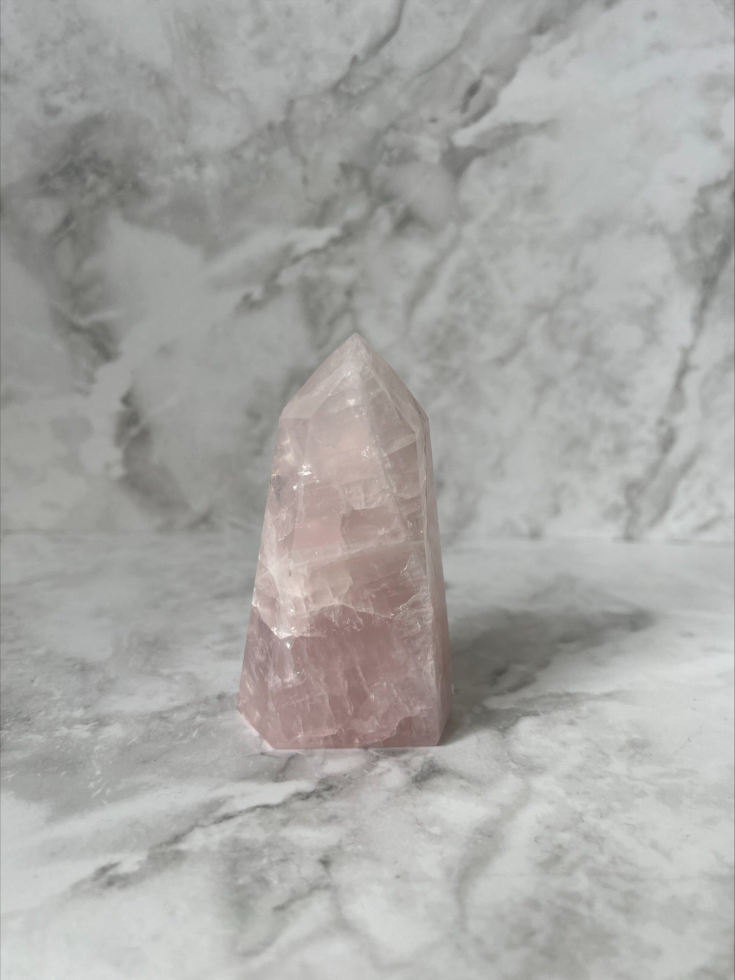 Brazilian Rose Quartz Towers