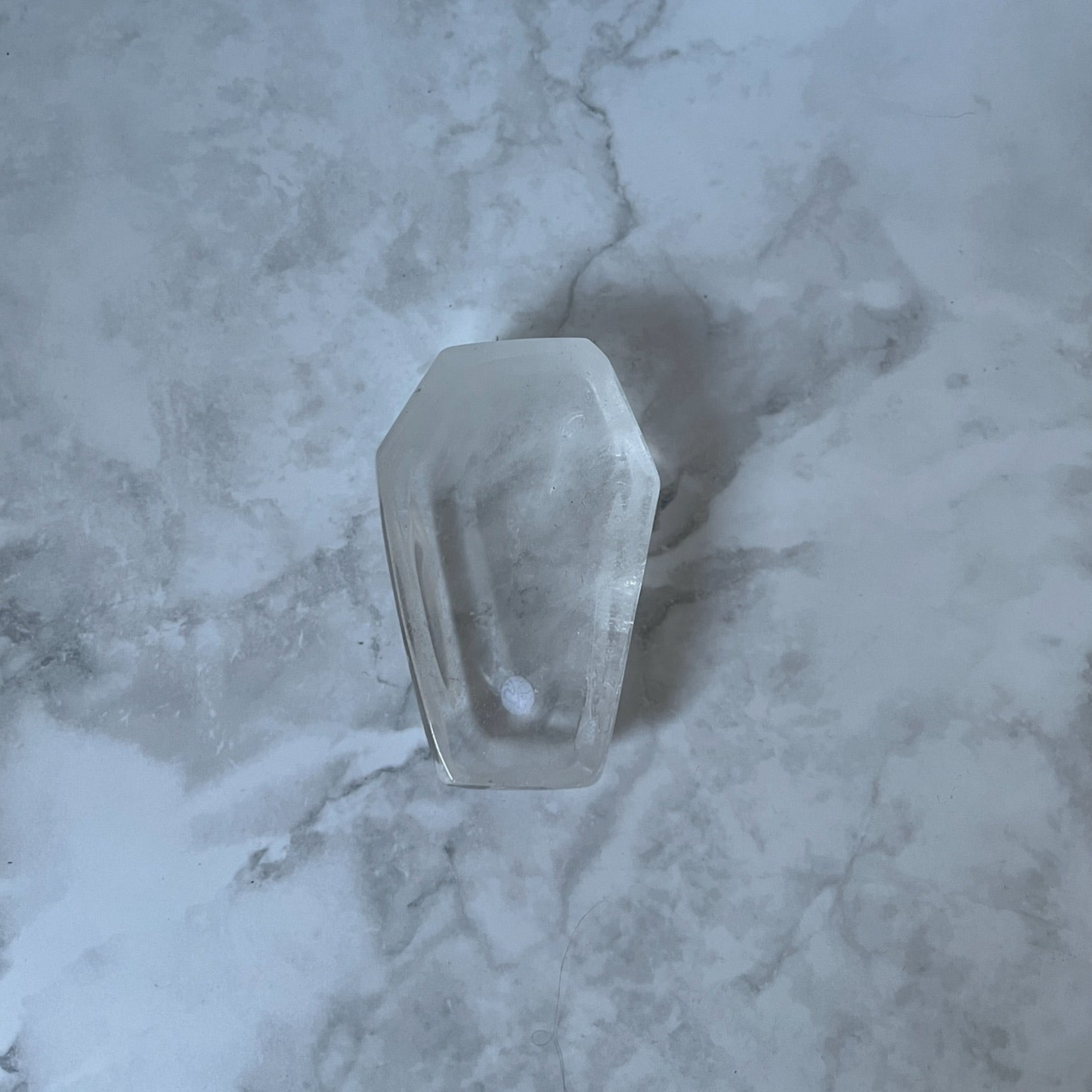 Brazilian Clear Quartz Coffin Bowl