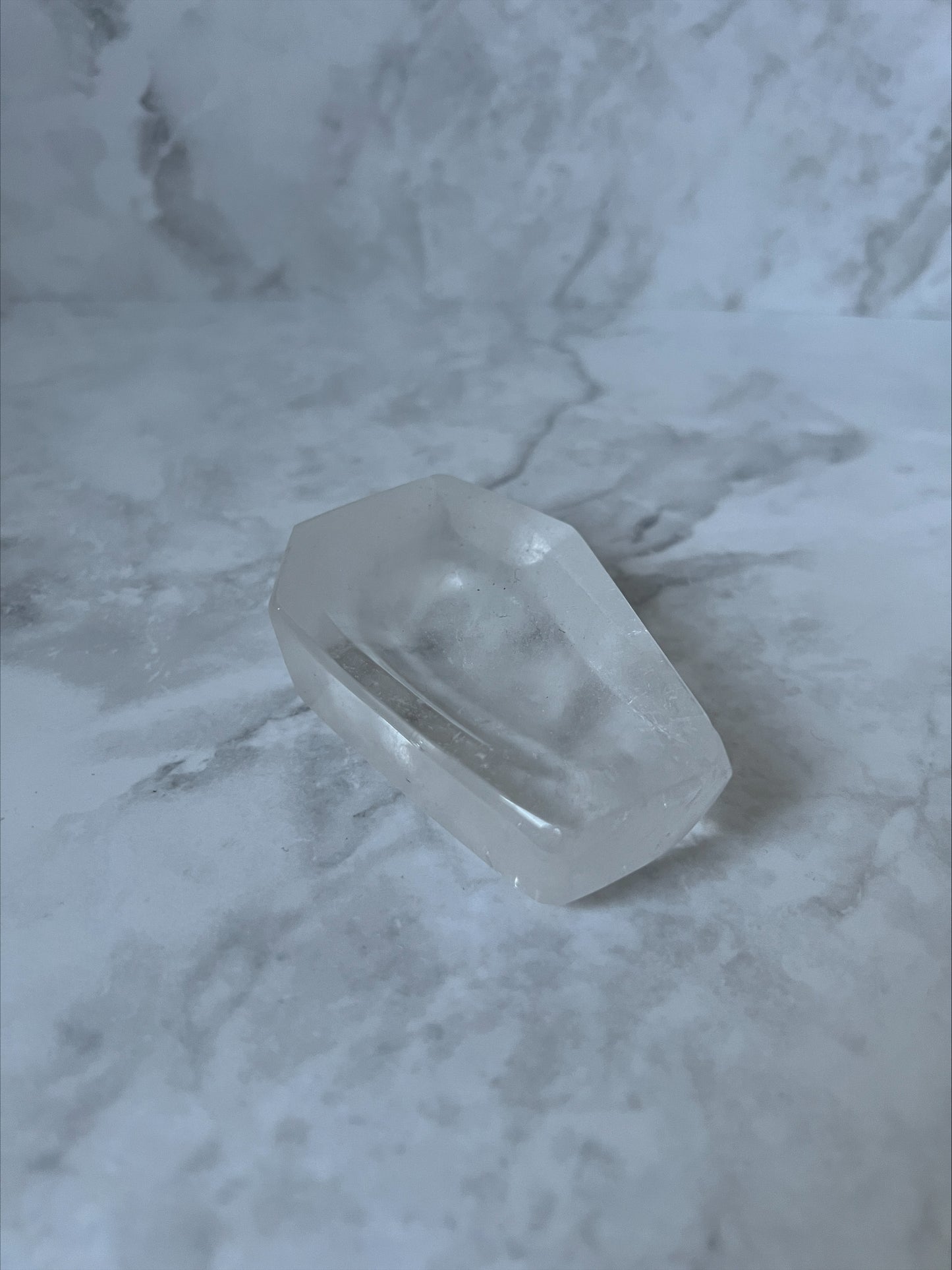 Brazilian Clear Quartz Coffin Bowl