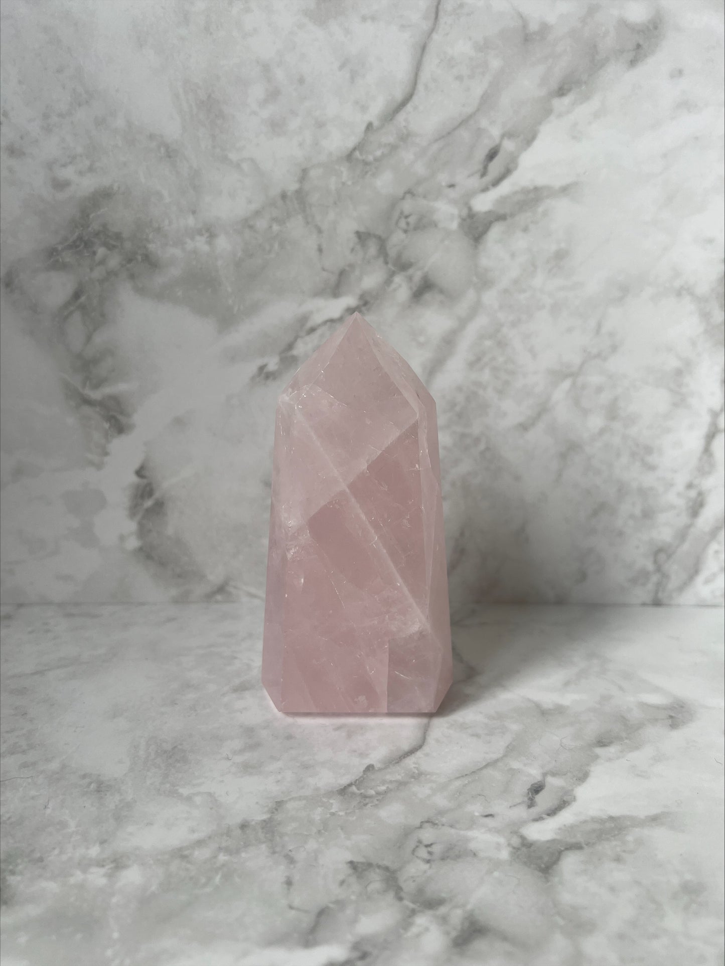 Brazilian Rose Quartz Towers